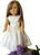 18" Doll Dress - Ivory Satin Handmade Doll Dress fits American Girl dolls