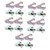 Tofficu 20 Pcs Staple Remover Practical Staple Puller Nail Accessories Small Stapler Staple Removing Tool Convenient Stapler Puller Staple Remove Tool Office Small Nail Puller Manual Claws