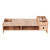KWQBHW 2 Tier Monitor Stand Riser Wood Monitor Riser for Desk with Drawer Laptop Stand Computer Monitor Shelf for Laptop TV Screen Notebook Printer Organizer