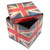 Veemoon Flag Storage Box Storage Cube Bench Foot Rest Square Storage Stool for Storage Footstool Small Foot Stool U.k. Child Fold