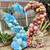 Balloon Column Arch with Base, Heart Shaped Balloon Arch Stand Frame Display Kit for Wedding Birthday Party Background Decor Supplies