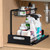 FORWOS Under Sink Organizer and Storage, 2-Tier Slide Out Under Kitchen Sink Organizer, Pull Out Cabinet Organizer, Under Sink Shelf for Bathroom.