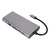 Type C Docking Station,11 in 1 HD VGA 4K USB C Hub,5Gbps High Speed PD Charge RJ45 USB 3.0 Docking Station for Laptop PC
