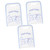 DIYEAH 3pcs Portable Folder Desktop Organizer Letter Size File Sorter Accordion Folder Paper Organizer File Keeper File Folder Documents Folder File Briefcase A4 Pp File Box Cartoon