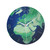 IMIKEYA Digital Clock Wooden Clock Digital Wall Clocks Record Wall Clock Wooden Wall Clock World Map Wall Clock Night Light Clock Hanging Wall Clock Decorative Wall Clock Earth Personality