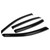 Compatible with Chevrolet Impala 4pcs Tape-On Window Visor Deflector Rain Guard