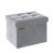 SONGMICS Small Storage Ottoman, Foldable Velvet Storage Box, Storage Chest, Foot Rest, 12.2 x 16.1 x 12.2 Inches, 286 lb Load Capacity, for Living Room, Bedroom, Dorm, Dove Gray ULSF200G02