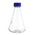 TEHAUX 1 Pc Triangular Flask Glass Flask Glassine Clear Flask Chemistry Flask Glass Beaker Lab Erlenmeyer Beakers Glases Flasks Erlenmeyer Flask Clear Glass Glasses Blue Cover