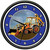 SignMission Backhoe Digger Clock Wall Heavy Equipment Operator Gift