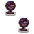 Cabilock 8 Pcs Coaster Ceramic Cup Mats Cups Place Mats Brownie Tin with Dividers Cup Pads Cup Insulation Pad Table Cup Pad Anti-Scald Cup Pad Round Cup Mat Drinks Ceramics Coffee