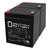 Mighty Max Battery 12V 5Ah F2 SLA Replacement Battery for Deltec 1050-2 Pack