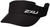2XU UK Unisex's Run Visor, Black, OSFA
