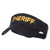 e4Hats.com Sheriff Embroidered Washed Cotton Visor - Black OSFM