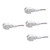 Gadpiparty 4pcs Sensor Light Motion Switch Sensor Controller Hs220 Pir Sensor Motion Light Switches Jackbox Motion Sensor Light Outdoor Led Light Body Socket Electronic Sports White