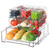 damynuo 10Pack Fridge Organizer Bins, Clear Refrigerator Organizing Containers with Refrigerator Drawers and Lids, Stackable Food and Fruit Storage Containers for Fridge Organizers and Storage