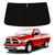 D-Lumina for 2009-2018 Dodge Ram 1500 Windshield Sun Shade, Front Window Sunshade Sun Visor Protector Fit Ram 1500 RegularCab QuadCab CrewCab MegaCab, Upgraded 3 Layers 240T Material Block UV Ray Heat
