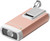 Ledlenser K6R Ultra-Compacted Foldout USB-A Rechargeable Keychain Flashlight 400 Lumens, Pink