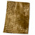 3dRose Anne Marie Baugh - Patterns - Glam Image of Gold Greek Key Pattern - Towels (twl-380318-2)