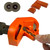 FIxcor Multipurpose Drill Bit Grinding Sharpener, Drill Bit Sharpener for High-Speed Steel, Electric Drill Bit Sharpener, for Masonry, Carbide, Cobalt & Tin-Coated Drill Bits (Orange)