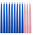 12 Inch Advent Taper Candles Set - (9 Blue - 3 Pink) Perfect for Advent Ceremonies Dripless and Smokeless Advent Taper Candles (9 Blue 3 Pink)