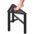 GIRISHIP New Corner Shower Stool,Shower Foot Rest for Shaving Legs,Waterproof Shower Benches for Inside Shower,Small Shower Stool for Adults,Black Shower Foot Stool