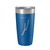 Keuka Lake Map Tumbler Travel Mug Insulated Laser Engraved Coffee Cup New York 20 oz Royal Blue