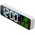 Garneck 1pc Alarm Clock Electrical Timer Kitchen Countdown Clock Table Clock Electric Timers Mirror Clock Digital Timers Led Digital Clock Led Display Clock White Abs Office Car Wall Clock