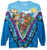 Liquid Blue Men's Casey Jones V Long Sleeve T-Shirt, Tie Dye, Medium