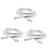 HOMSFOU Ethernet Cable 50 3pcs 15 Network Cable White Unshielded Connector
