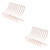 MAGICLULU 2pcs S Book Stand Household Bookshelf Decorative Bookends Desktop Bookshelf Bookends Holder Metal Organizer Shelf Decorating Books Metal Bookshelf Office Storage Rack Portable Iron
