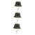 BESPORTBLE 3pcs Sun Hat Mens Fishing Hat Mens Sun Cap Summer Boonie Hat Fisherman Hat for Men Mens Beach Hat Camouflage Bucket Hat Pink Window Valance Shade Hats for Men Outdoor Sun Visor