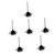 Abaodam 6 Pcs Halloween Broom Halloween Wizard Broom Halloween Decorations Witch Kids Broom Props Witch Broomstick Wizard Broom Props Halloween Witch Clothing Fairy Wand Polyester Child