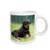 3dRose Rottweiler Puppy Ceramic Mug, 15-Ounce