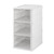 Volowoo Shoe Storage Bins, Clear Plastic Stackable Shoe Organizer for Closet, Space Saving Foldable Shoe Rack, Shoe Box Sneaker Holder Container (3-Tier)