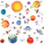 RoomMates RMK1316SCS Outer Space Peel & Stick Wall Decals