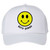 Delta Gamma Smiley Face Trucker Hat White