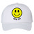 Delta Zeta Smiley Face Trucker Hat White