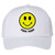 Sigma Kappa Smiley Face Trucker Hat White