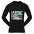 Cute Cat Gift for Pet Lovers Loading Pets Design on Laptop Keyboard Black and Muticolor Unisex Long Sleeve T Shirt