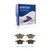 Detroit Axle - Rear Brake Pads for 2003-2014 Volvo XC90, Ceramic Brake Pads w/Hardware 2004 2005 2006 2007 2008 2009 2010 2011 2012 2013 Replacement Detroit Axle - Rear Brake Pads for 2003-2014 Volvo XC90, Ceramic Brake Pads w/Hardware 2004 2005 2006 2007 2008 2009 2010 2011 2012 2013 Replacement