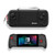 tomtoc Carrying Case for Hori Nintendo Switch Split Pad Pro Controller, Hard Shell Protective Travel Bag with 30 Game Cartridges, Switch Binbok Joy Pad Controllers case, Shockproof, Lightweight