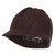 Rasta Plain Beanies Visors (04)-Brown OSFM