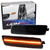 iJDMTOY Smoked Lens Amber Full LED Bumper Side Marker Light Kit Compatible With Volkswagen: 2010-2014 MK6 Golf Hatchback, Jetta Sportwagen, Powered by 40-SMD LED, Replace OEM Amber Sidemarker Lamps