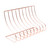 LIFKOME 2pcs S Book Stand Portable Bookshelf S-Shaped Bookend Tabletop Storage Bookshelf Metal Organizer Shelf Bookends Holder Bookshelf Bookend Letter Stationary Desk Iron Office Bracket