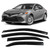 ZDKK 4PCS Window Visors Deflectors Vent Guards Sun Wind Rain Shield for 2018-2023 Camry Car Window Visors