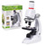 Microscope Kit Microscope Kit Lab LED 100/400/1200X Microscope Biological Microscope for Kid Child Microscope Lens Adapters (Color : A)