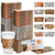 500 Pack Coffee Cup Sleeves Corrugated Cardboard Coffee Sleeves Motivational Disposable Cup Sleeve Inspiring Cold or Hot Beverage Cup Sleeve for Chocolate Coffee Tea, Fits 12oz 16oz Paper Cups