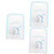 Ciieeo 3pcs Portable Folder Accordion Folder File Document Bag Expandable Filing Organizer File Folder Letter Storage File Briefcase Document Folder Paper Folder Combination A4 Pp Desktop