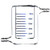 Dinglab 100ml Jacketed Glass Beaker Jacket Reaction Flask Laboratory Chemiscal Glassware