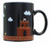 Super Mario Collectibles | Super Mario 8-Bit Boss Black Ceramic Coffee Mug